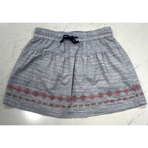WOOLRICH EMBROIDERED WOMENS SKIRT SKORT Inner SHORTS SIZE S Pull On Drawstring